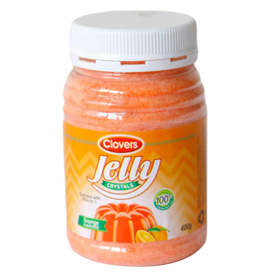 CLOVERS JELLY CRYSTALS ORANGE 400G
